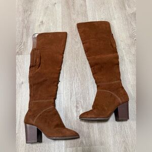 🤎Chestnut Brown Suede-Like Knee-High Boots